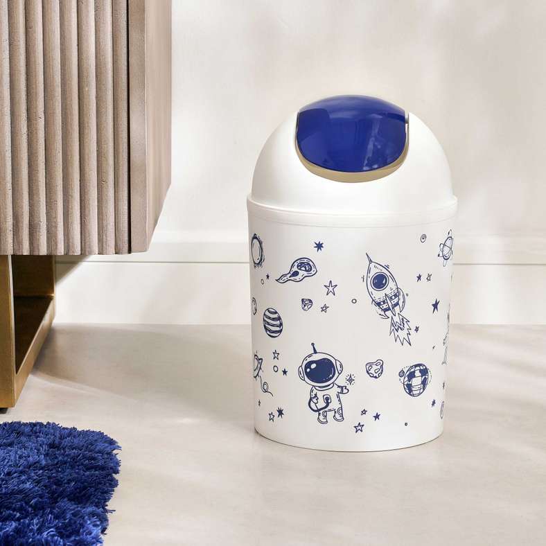 Wonder Space Waste Bin 19x31 cm- Blue