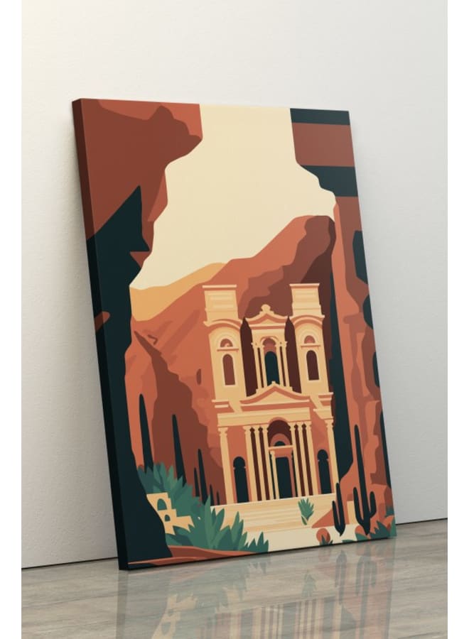 Home Gallery View the petra jordan Printed canvas wall art 120x80 cm - Image 5