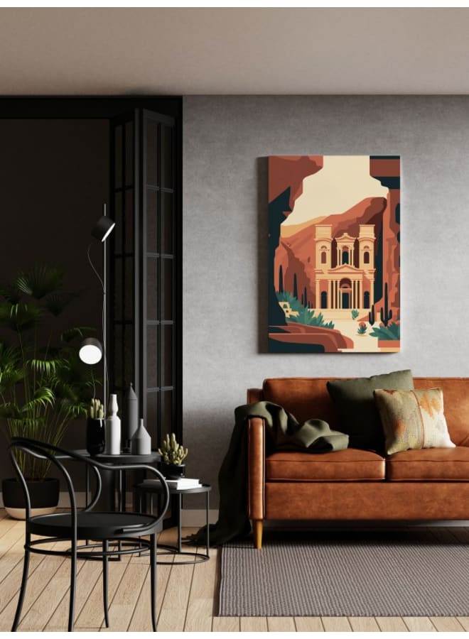 Home Gallery View the petra jordan Printed canvas wall art 120x80 cm - Image 3
