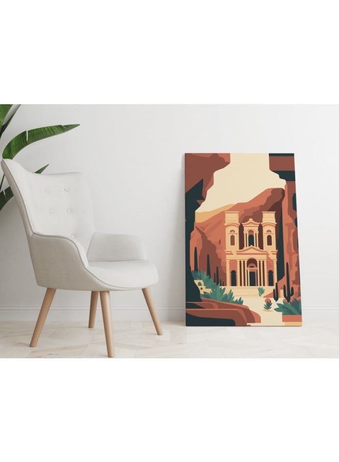 Home Gallery View the petra jordan Printed canvas wall art 120x80 cm - Image 4