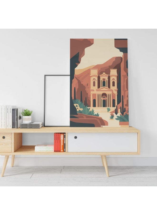 Home Gallery View the petra jordan Printed canvas wall art 120x80 cm - Image 1