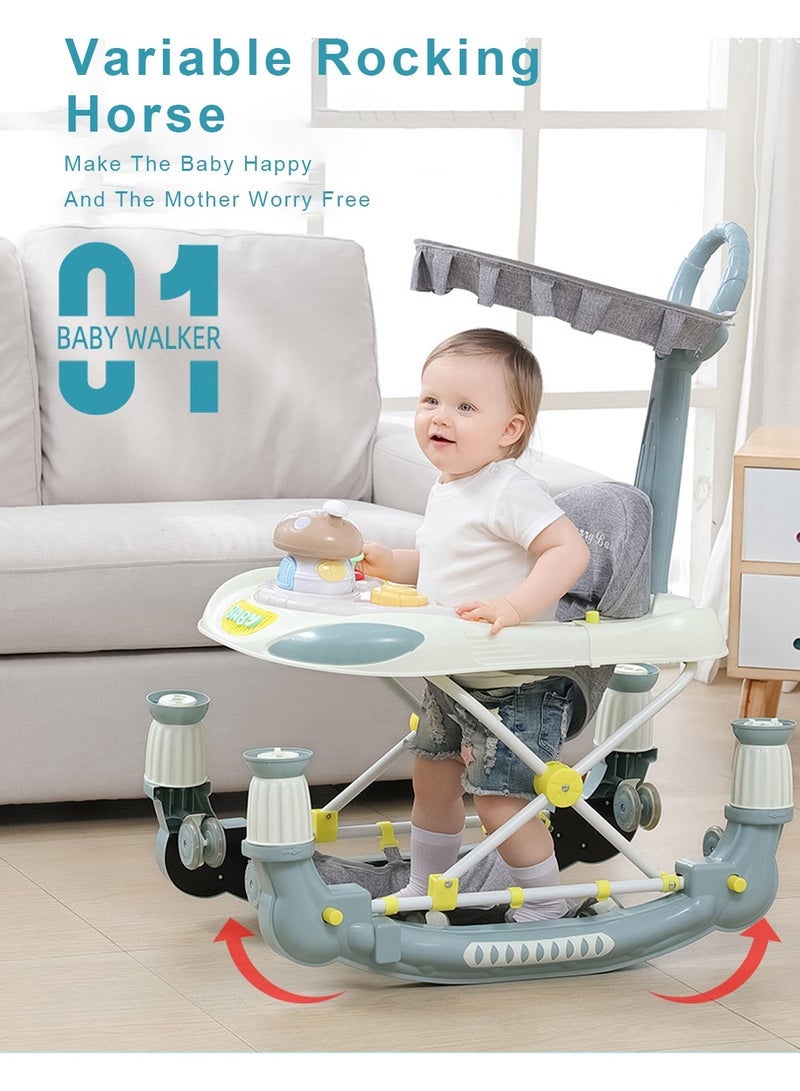 ما بيبي يمكن للمشاية الطفل المضادة للساق متعددة الوظائف المضادة للطرف المشي للأطفال الجلوس ودفع الصبي والفتاة ووكر - Image 2