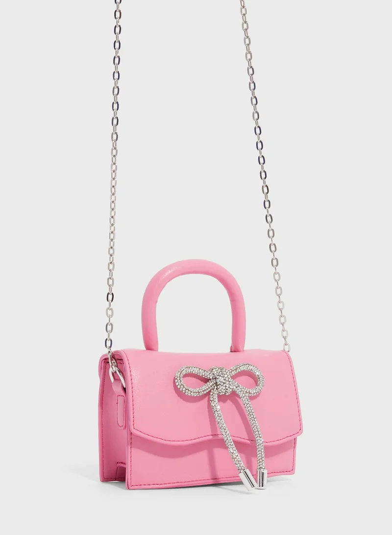 Ella Limited Edition Mini Bow Embellished Satchel