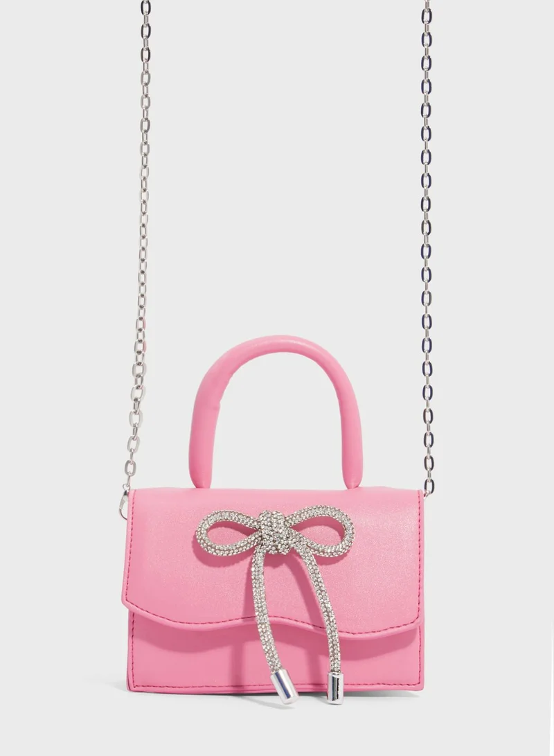 Ella Limited Edition Mini Bow Embellished Satchel