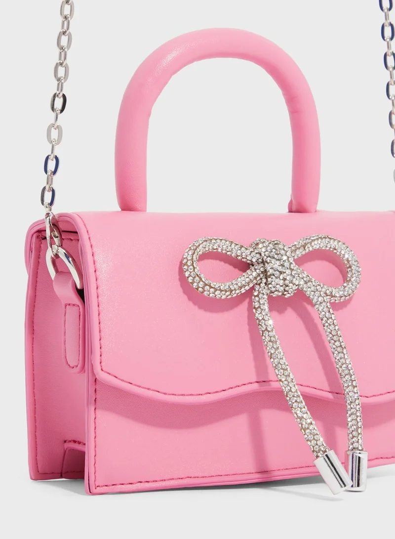 Ella Limited Edition Mini Bow Embellished Satchel