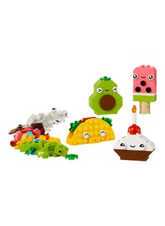 LEGO Classic Creative Food Friends Playset, Creative Role-Play Toy for Boys and Girls, Assorted Bricks to Build a Cupcake, Ice Cream, Avocado & Taco, Building Set for Kids Aged 4 and Over 11039 (150 pieces)  - Image 4