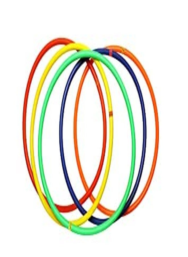 Fitfix® Welded Toy Hoop Exercise Ring for Fitness | Toy Hoop for Boys,Girls, Kids and Adults (Multi Color) (24 inch Diameter, Pack of 1 Pcs)- Includes Carry Bag for Easy Portability - Image 1