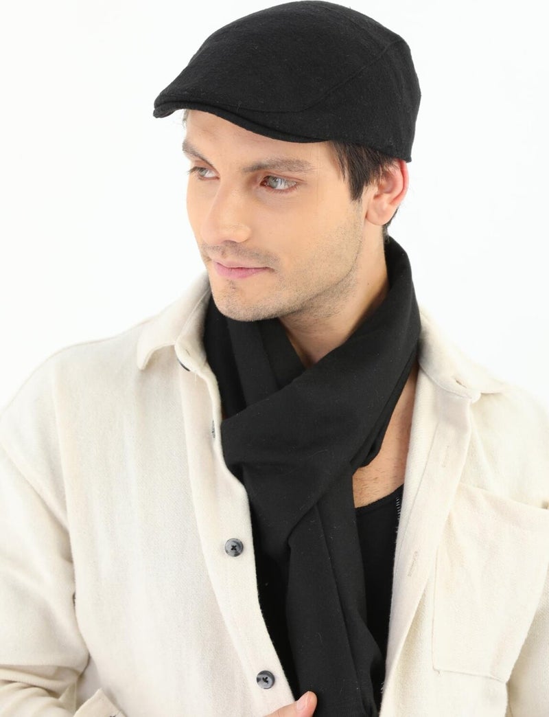 Elif Iç Giyim Elif Underwear Winter Black Wool Sports Cap  - Image 1