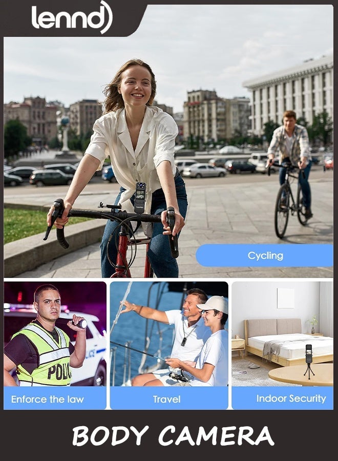 LENND 4K Action Camera with Audio and Video Recording, 128GB Small Action Camera with 180° Rotating Lens, 6 Hour Battery , Wearable Camera for Pets, Home, Sports - Image 2