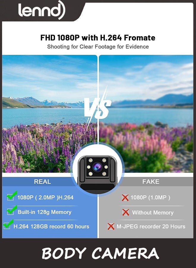 LENND 4K Action Camera with Audio and Video Recording, 128GB Small Action Camera with 180° Rotating Lens, 6 Hour Battery , Wearable Camera for Pets, Home, Sports - Image 5