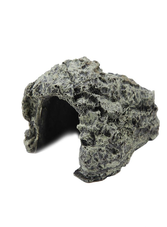 Zerone Turtles Hiding Hole Basking Cave Reptile House Shelter, Hiding Cave, Fish Hide Habitat, Resin Reptile Hiding Aquarium - Image 1