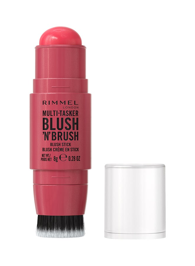 RIMMEL LONDON Multi-Tasker Blush'N'Brush Stick - Cherry on Point, 8g - Image 1