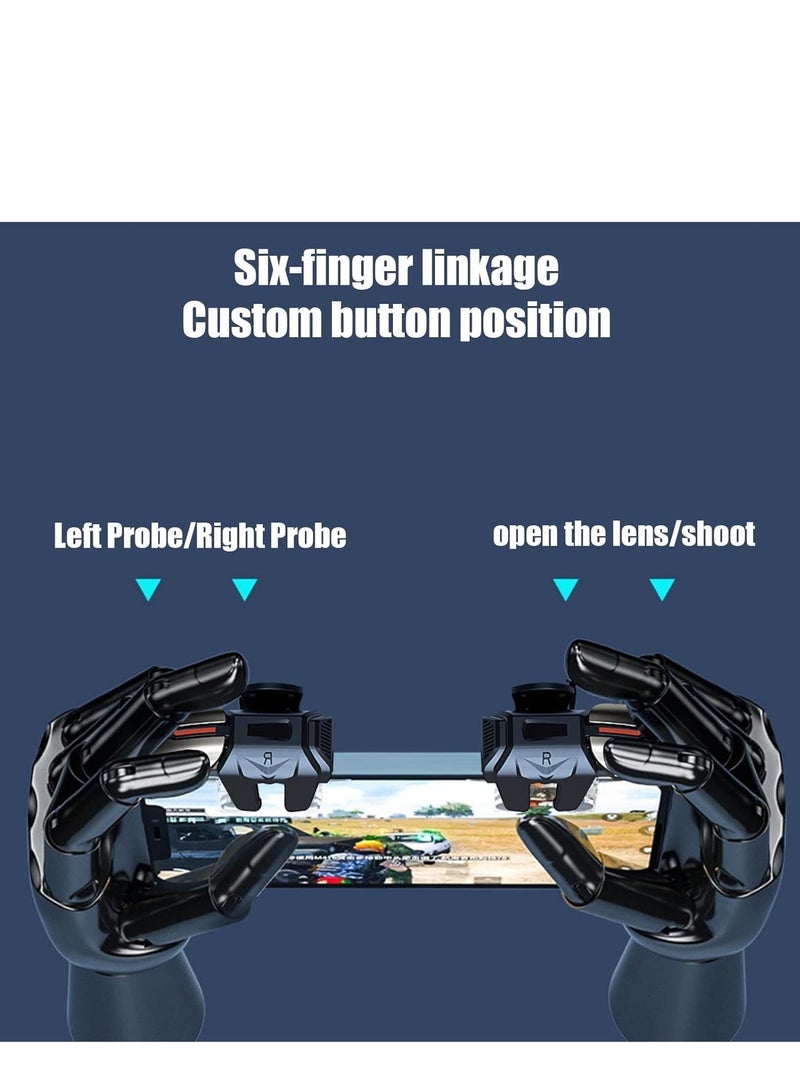 Professional Game Trigger, 4 ons For Pubg gamepad Mobile Controller, Support IOS, Android, And Most Phones And Ipads, Aluminum on, Support mobile COD/PUBG/FORTNITE (The ons)2 Pcs - Image 3