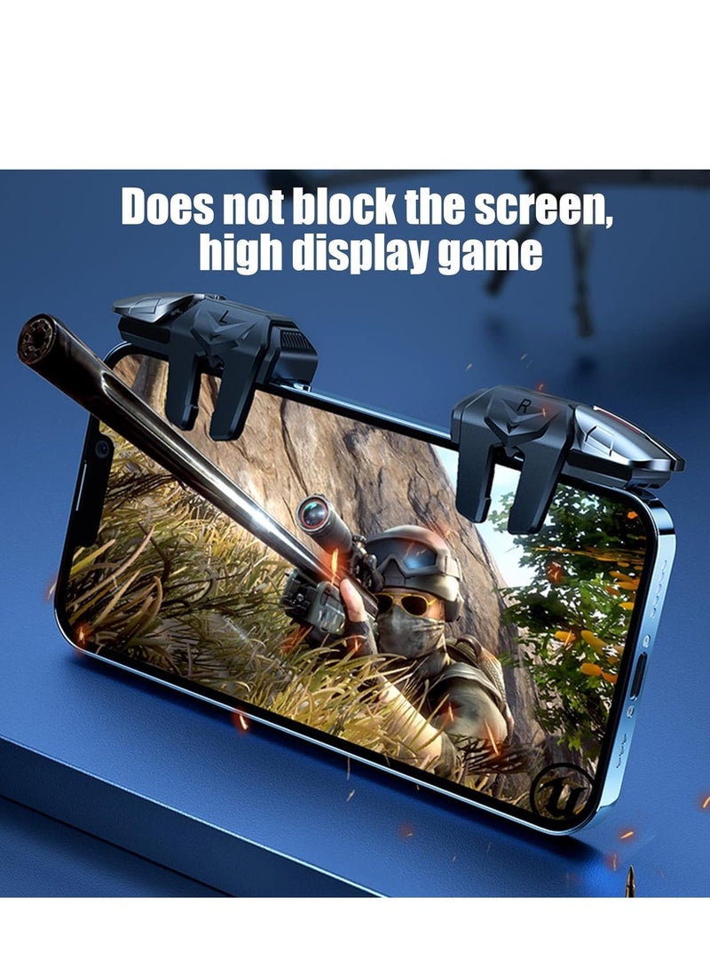 Professional Game Trigger, 4 ons For Pubg gamepad Mobile Controller, Support IOS, Android, And Most Phones And Ipads, Aluminum on, Support mobile COD/PUBG/FORTNITE (The ons)2 Pcs - Image 4