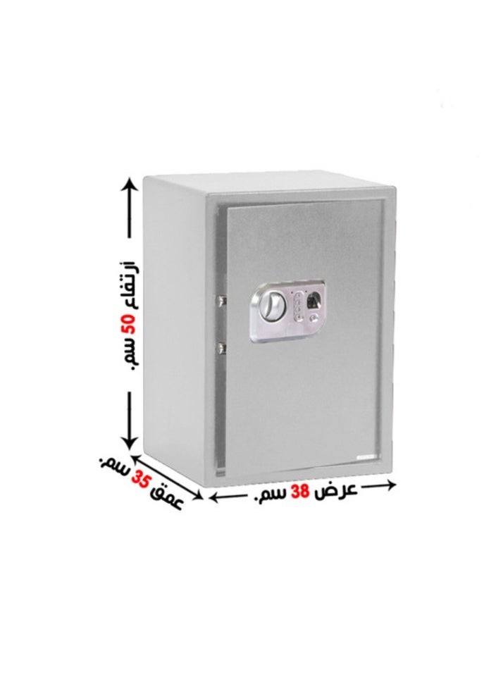 Generic Luxury Fire-Resistant Digital Security Safe With Fingerprint,Electronic Number Pad And Lock And Physical  Key 50*35*38  CM  - Image 1