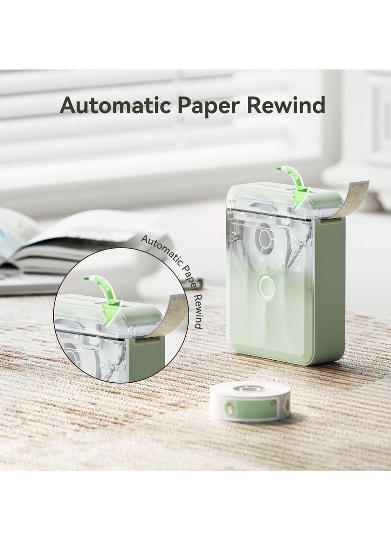 NIIMBOT D110 Upgraded Version Mini Label Maker Machine with Tape, Portable Bluetooth Thermal Printer, Sticker Labeler with Multiple Templates for Office Organization Home Kitchen School - Image 3