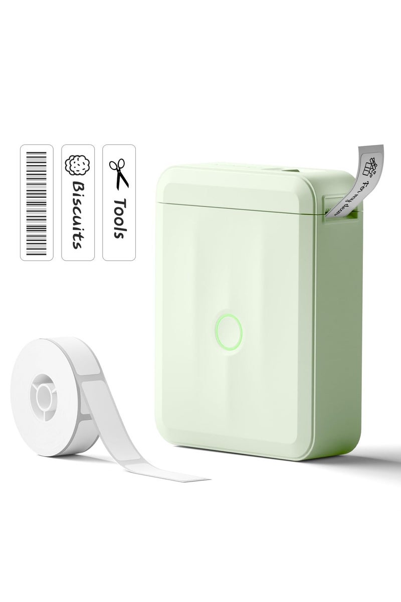 NIIMBOT D110 Upgraded Version Mini Label Maker Machine with Tape, Portable Bluetooth Thermal Printer, Sticker Labeler with Multiple Templates for Office Organization Home Kitchen School - Image 1