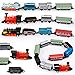 Hanaive 3 Sets Train Toys Mini Simulation Steam Toys Small Retro Steam Train Model Pull Back Set Diecast Locomotive Model Set for Boys and Girls Gifts Birthday Party Favor School Reward Gifts - Image 3