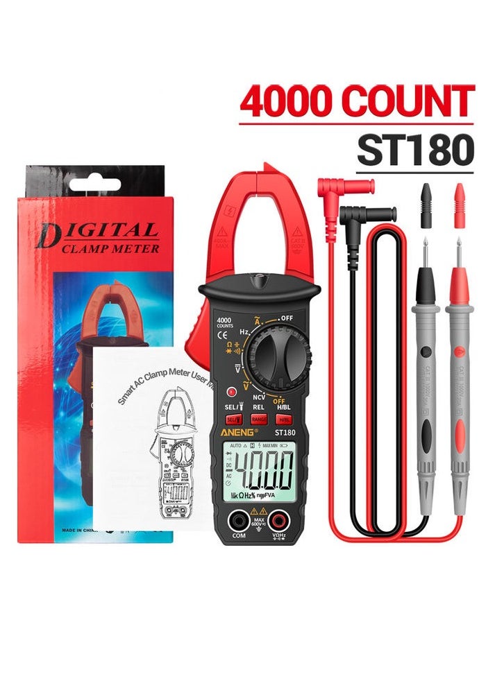 ANENG - ST180 4000 Counts Digital Clamp Meter Multimeter Clamp Multimeter Voltmeter Ammeter AC DC Voltage AC Current Meter NCV Tester Universal Meter Tester Current Clamp Tester - Image 1