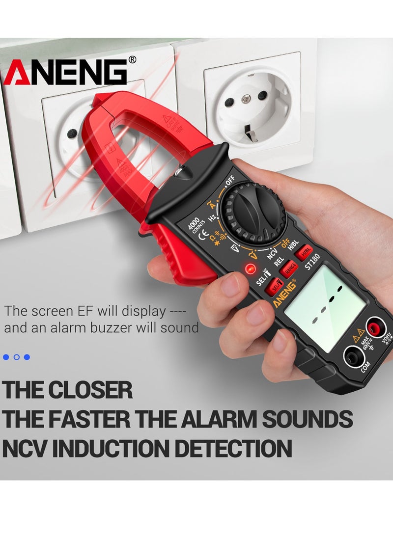 ANENG - ST180 4000 Counts Digital Clamp Meter Multimeter Clamp Multimeter Voltmeter Ammeter AC DC Voltage AC Current Meter NCV Tester Universal Meter Tester Current Clamp Tester - Image 1