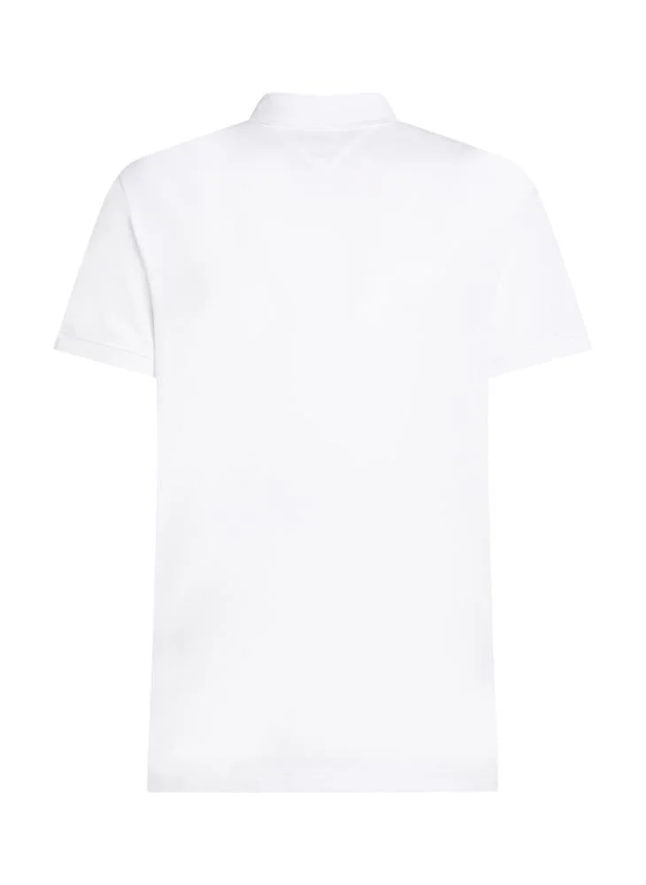 TOMMY HILFIGER  Regular Fit Logo Insert Pique Polo Shirt for Men | Best Price UAE