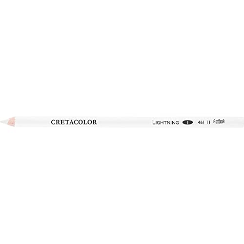 CRETACOLOR Artists' Pencils Thunder&Lightning (Blister Pack Of 2),Ch461 88,White - Image 2