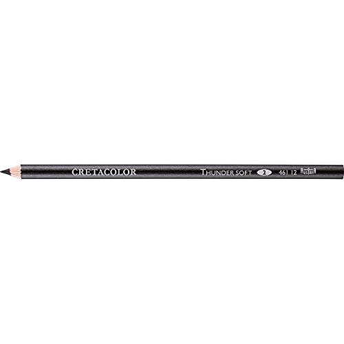 CRETACOLOR Artists' Pencils Thunder&Lightning (Blister Pack Of 2),Ch461 88,White - Image 3