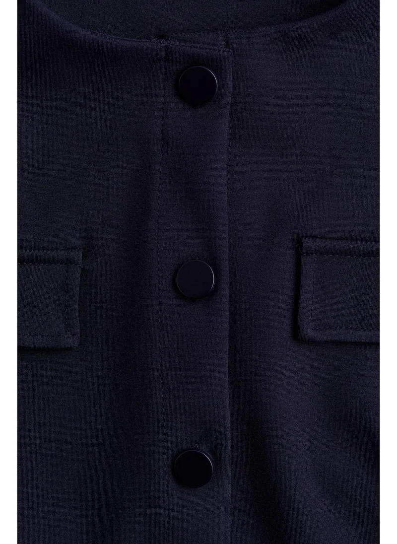 اتش اند ام Pocket-detail jersey cardigan