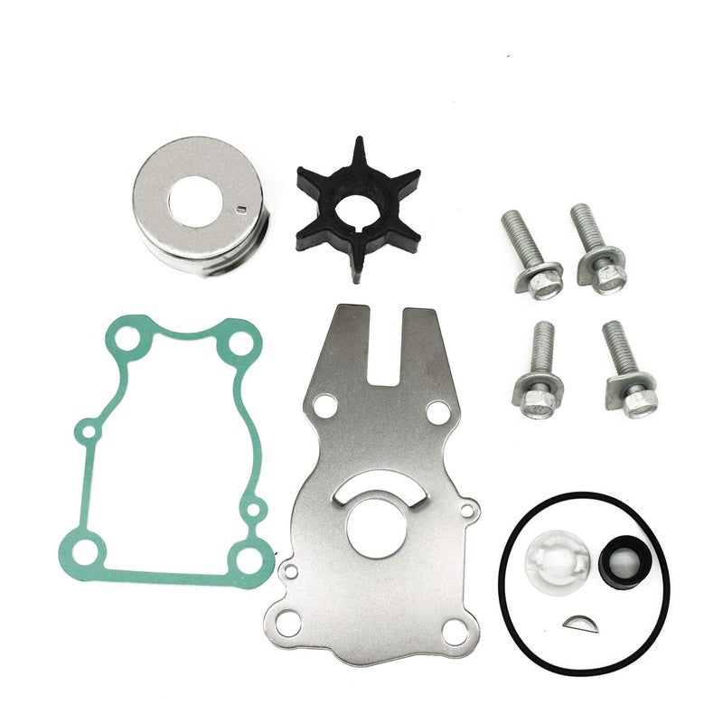 Water Pump Impeller Repair Kit for Yamaha 40HP 50HP 60HP 40 50 60 HP Outboard Replace 63DW007801 for Sierra 183434