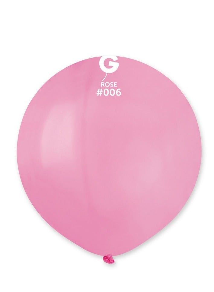 Gemar 19" Standard Rose Latex Balloon 10Ct - Image 1
