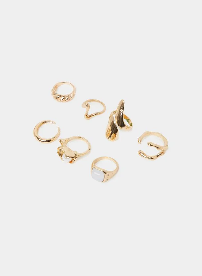 Styli Pack Of 7 Fashion Ring