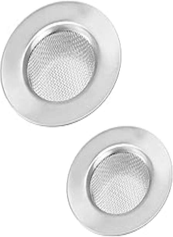 OR Wadi Stainless Steel Strainer Kitchen Drains- 2 Pieces