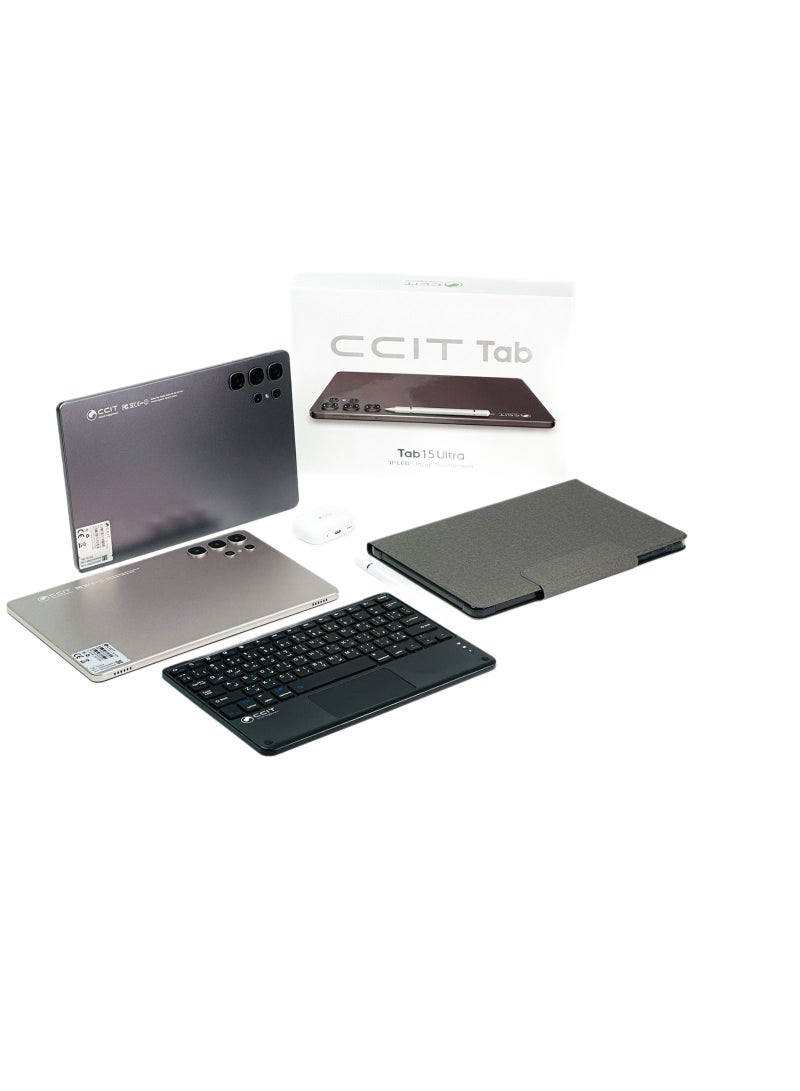 CCIT Tab 15 Ultra – 11.1" LCD Android 13 Tablet  8GB RAM  128GB ROM  Dual SIM  Keyboard & Accessories Included - Image 3