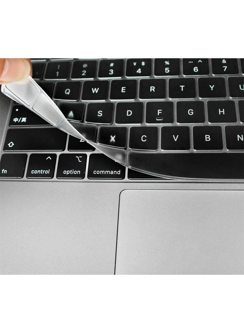 Premium Ultra Thin Keyboard Cover Protector Compatible with 2020 2021 2022 Intel or M1/M2-Based MacBook Pro 13" and 2019-2020 Intel-Based MacBook Pro 16" A2338 A2289 A2251 A2141 - Image 1