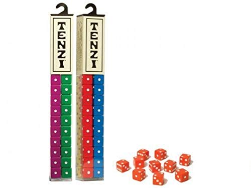 Tenzi 2 Pack for 8 Players - Assorted Colors - 8 Sets of Ten Dice - Image 3