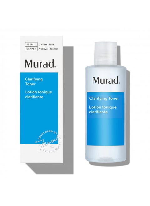 Murad Clarifying Toner - Cleansing Facial Treatment Removes Excess Oil and Impurities Witch Hazel, Grape Seed Extract and Vitamin E Skin Toner, 180 ml