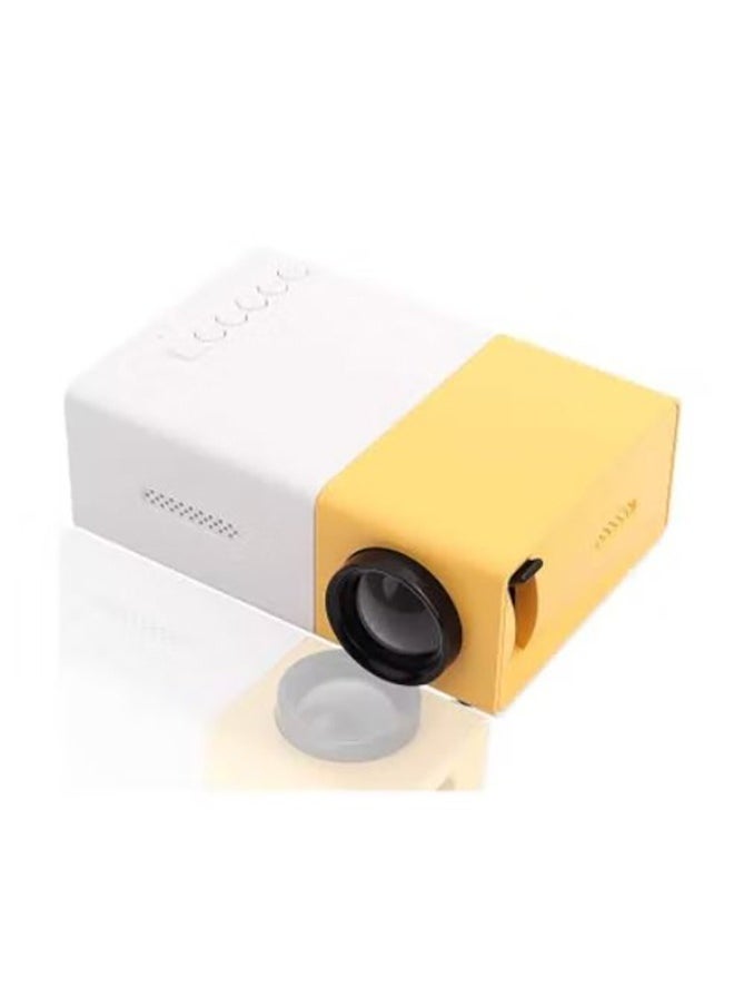 VOGMAX - YG 300 Portable Lumen Projector with Remote Control - Yellow & White - Image 1