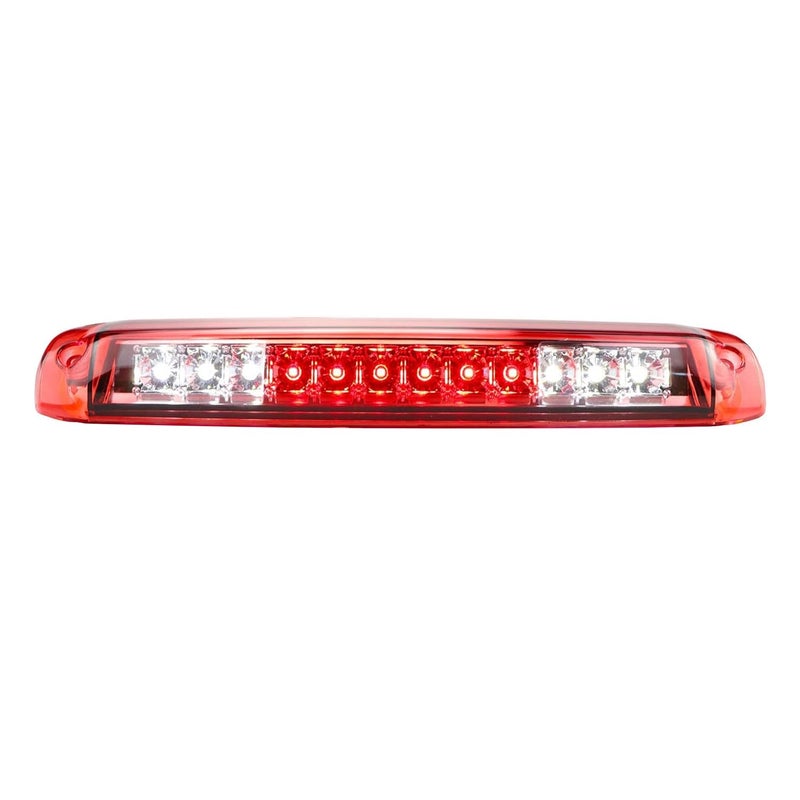 Tresound LED 3rd Third Brake Light for 19992006 Chevy SilveradoGMC Sierra Cargo Light High Mount Lamp Red Electroplating Housing