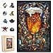 Qiuenisray Wooden Puzzles for Adults Beer Jigsaw Puzzles for Father 200 Pieces Unique Shape Adult Puzzles Irregular Creative Gift for Adults Family Game 73x109 in - Image 2