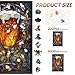 Qiuenisray Wooden Puzzles for Adults Beer Jigsaw Puzzles for Father 200 Pieces Unique Shape Adult Puzzles Irregular Creative Gift for Adults Family Game 73x109 in - Image 4