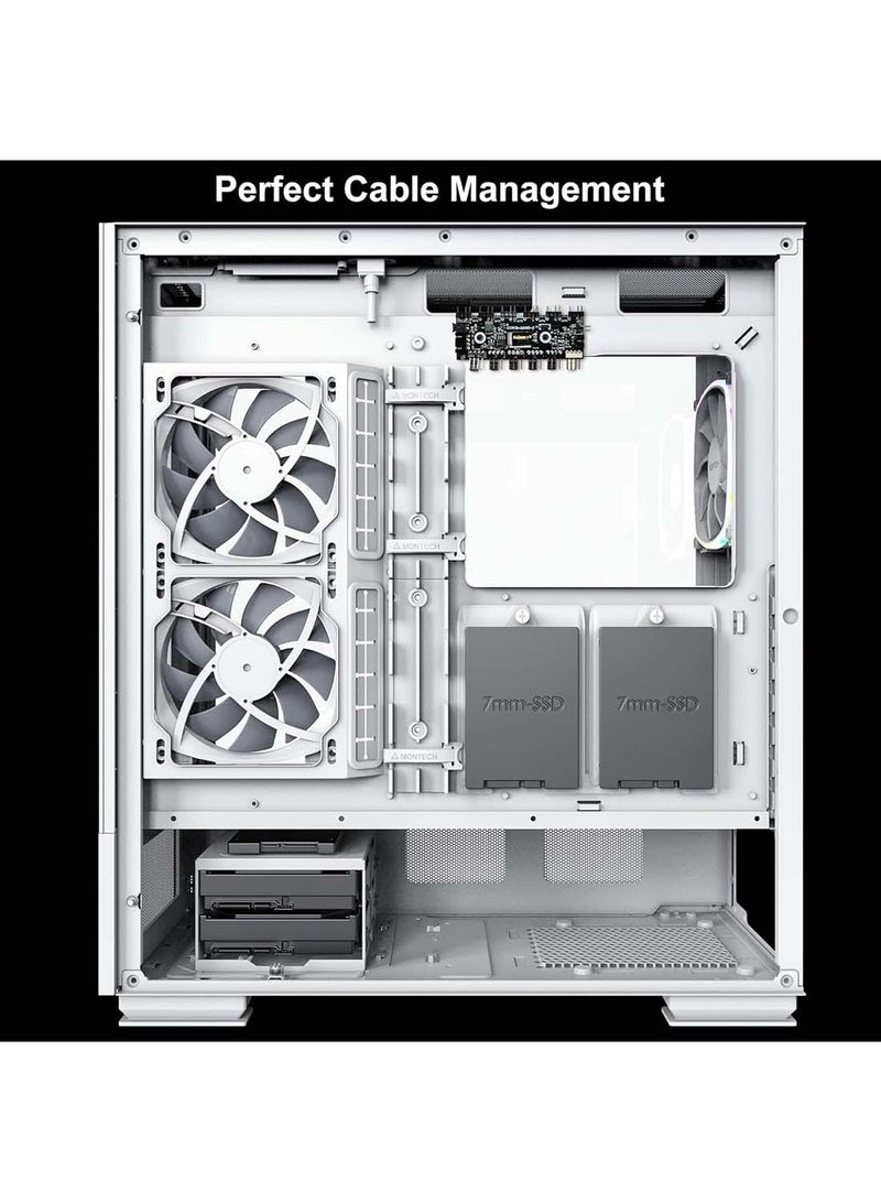 BOLT Customized Gaming PC,Core i7-14700KF Processor/32GB RAM/1TB SSD/12GB GeForce RTX 4070 Graphics Card/Windows 11 Home White - Image 4