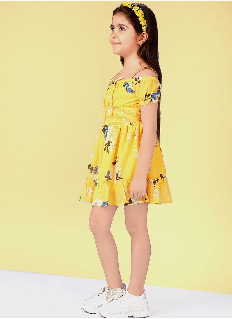 THE VANCA - Kids Floral Print Dress - Image 1