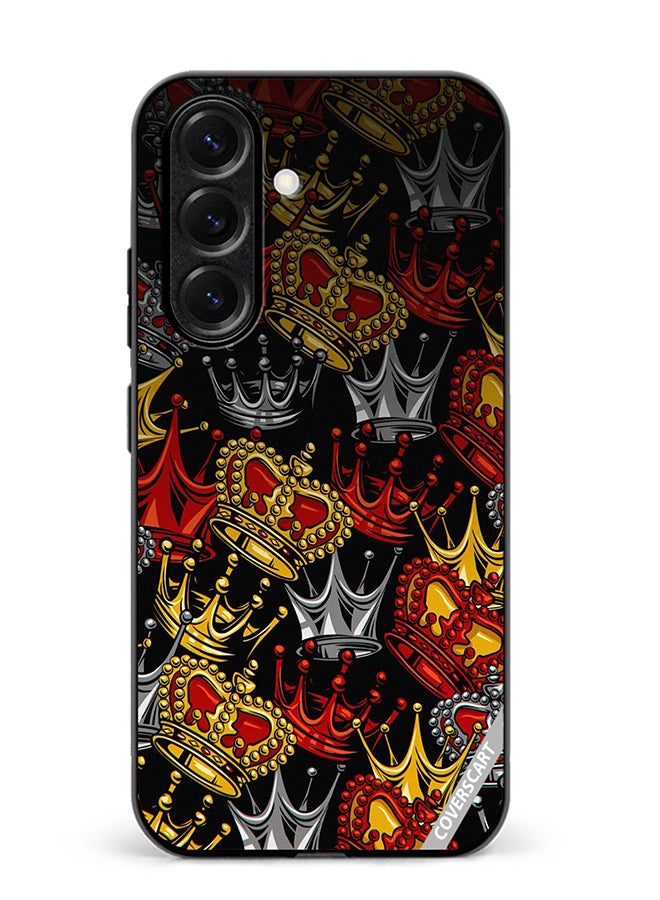 VR CREATIVE Protective Case Cover For Samsung Galaxy A56 King And Queen Design Multicolour