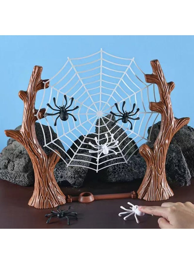 Sharpdo Cross Border Bouncing Spider Game Spider Web Board Game Party Entertainment Parent-Child Interactive Catapult Spider Hanging Web Game - Image 2