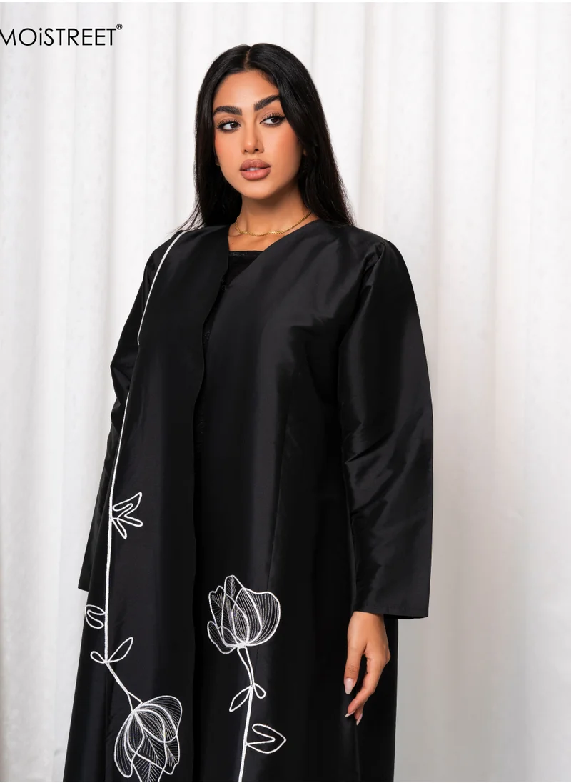 Moistreet MOiSTREET Handmade Tafta Abaya