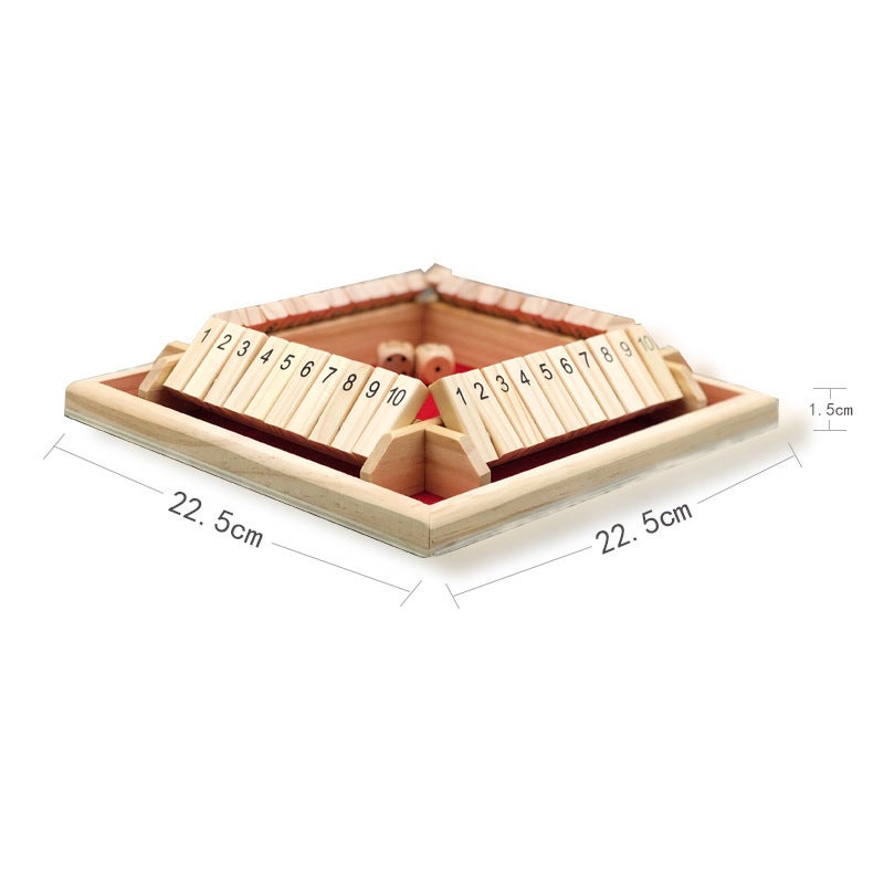 Toys CE and CPC Chessmen Chess and Cards Double-sided Digital Four-sided Flip Game Chess Drinkers Table Game Bar 3(Wine Order 2 dice with white box) - Image 5