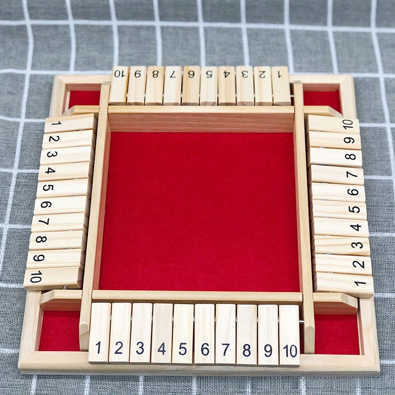 Toys CE and CPC Chessmen Chess and Cards Double-sided Digital Four-sided Flip Game Chess Drinkers Table Game Bar 3(Wine Order 2 dice with white box) - Image 4