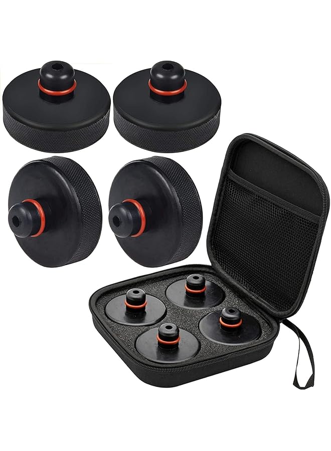 X Spring Jack Pad Puck, 4 Pcs Durable Car Stand Pads Compatible With Tesla Model 3/Y, Durable And Sturdy Jack Lift Pad Adapters With Easy To Install And Use, Perfect For Vehicle Maintenance, Repai - Image 1