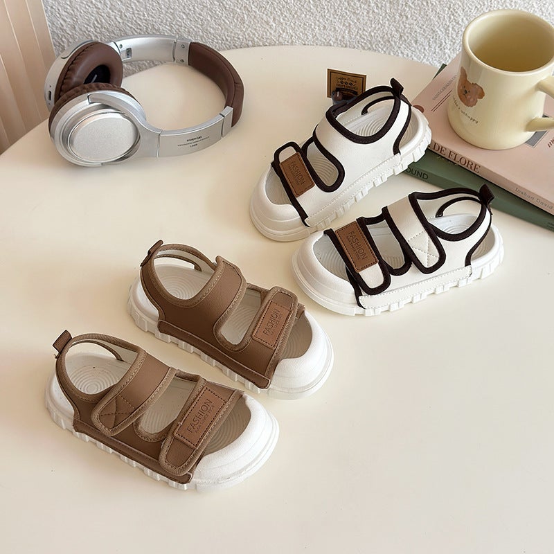 Boys Sandals 2025 Soft Sole Anti-Collision Girls Baotou Shoes Fashion Casual Non-Slip Children'S Beach Shoes - Image 3