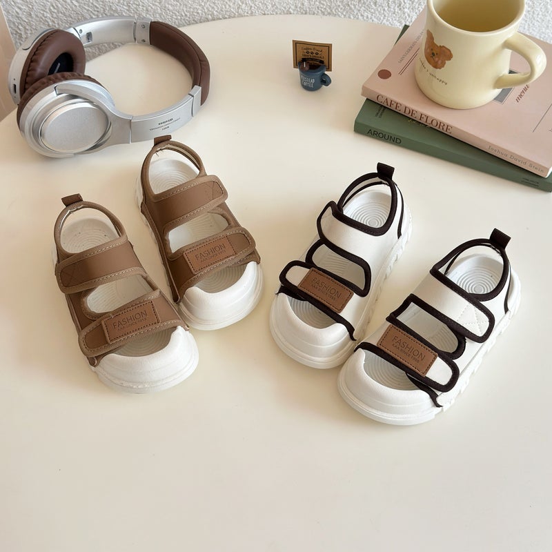 Boys Sandals 2025 Soft Sole Anti-Collision Girls Baotou Shoes Fashion Casual Non-Slip Children'S Beach Shoes - Image 2